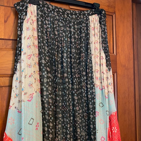 NWT Anthropologie Margot Pleated Maxi Skirt - Picture 3 of 13
